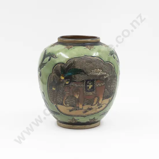 Asian Ginger Jar (Missing Lid) 22cm H