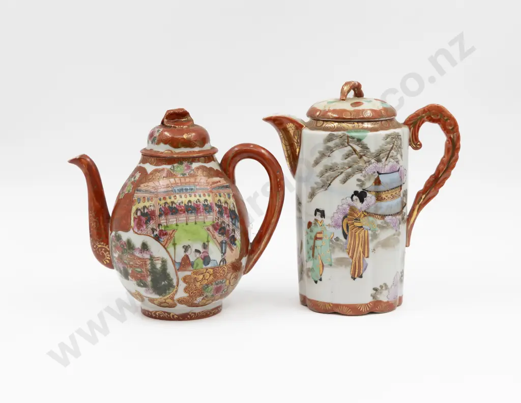 Japanese Coffee Pot & Cupboard Hot Water Jug Tallest 22cm H Image 1++
