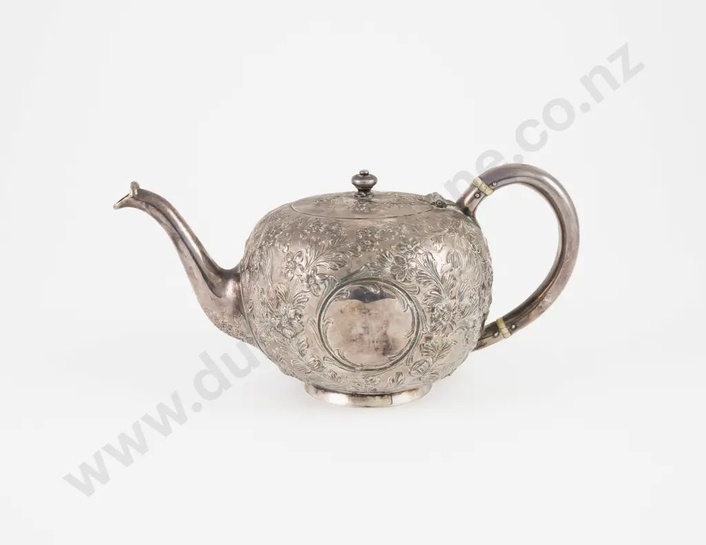 Late Vict S/S Teapot by Mappin & Webb Image 1++