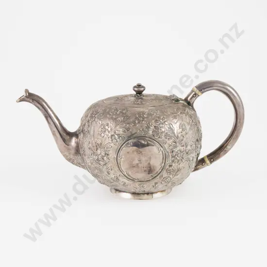 Late Vict S/S Teapot by Mappin & Webb