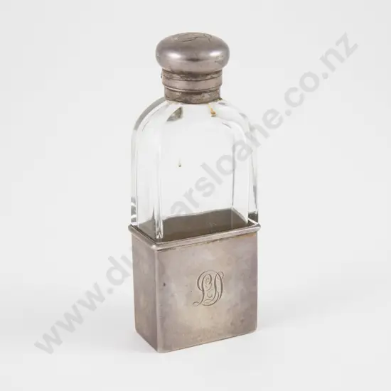 Vict Glass & S/S Hip Flask
