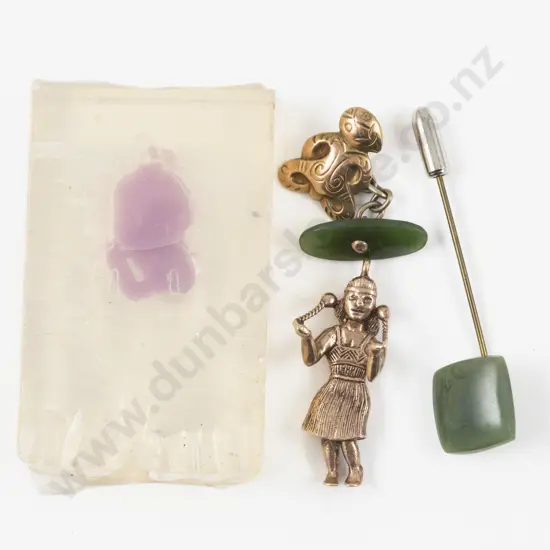 9ct Maori Wahine Charm approx 8gms