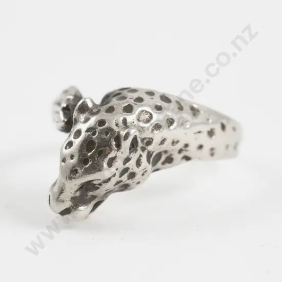 S/S Leopard Head Dress Ring