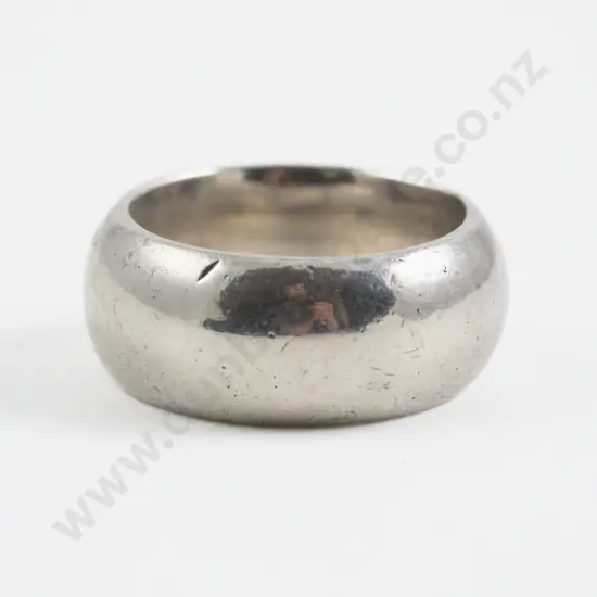 Heavy S/S Plain Band Ring