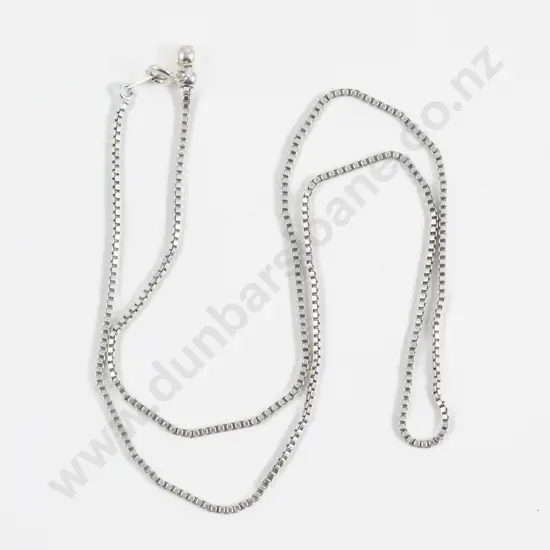 S/S Box Link Neck Chain