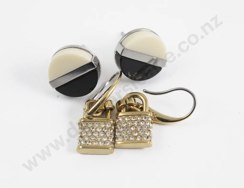 Two Pairs of Michael Kors Dress Earrings Image 1++