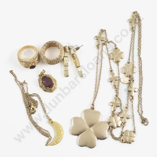 Collection of Assorted Gold Plated Costume Jewellery