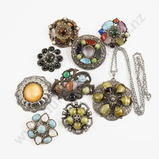 Collection of Assorted Scottish Jewellery