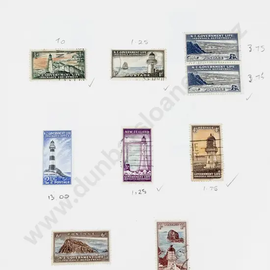 NZ Stamp Album 1873 up to 1989 Single Stamps