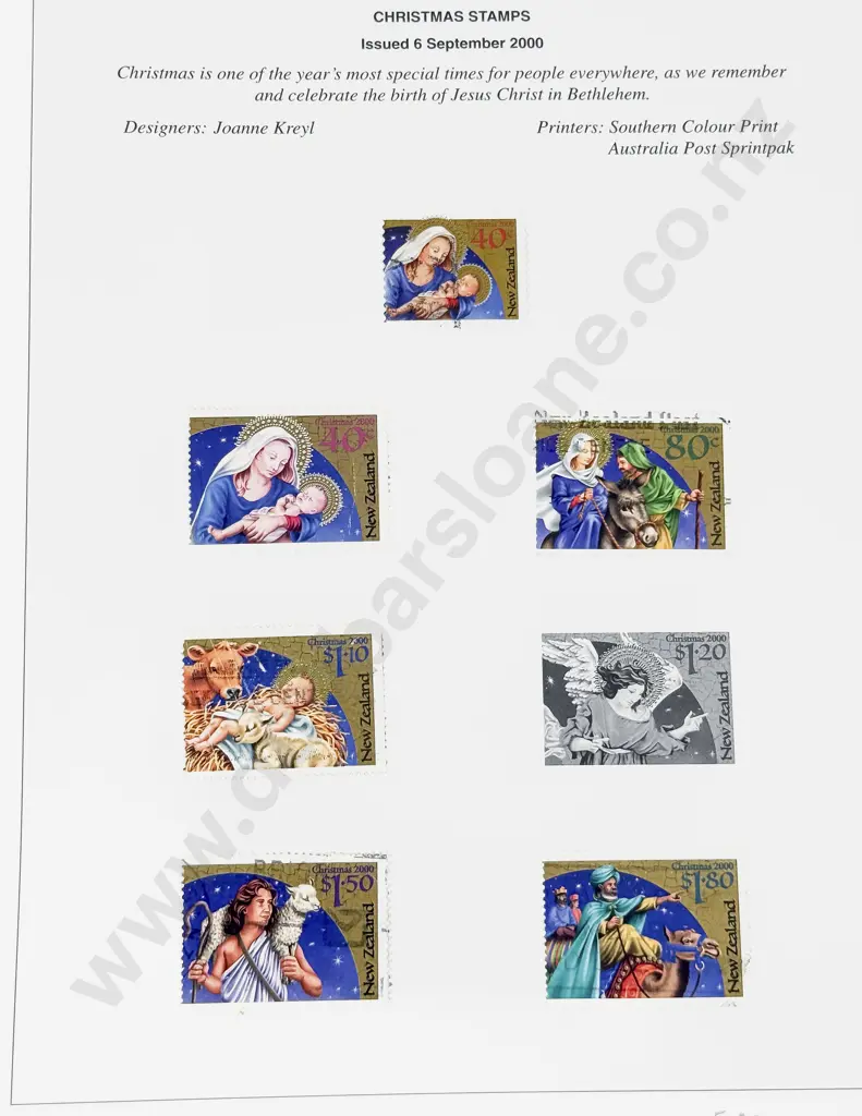 Two NZ Stamps Albums 2000 to 2009 and 2010 to 2016 Single Stamps very incomplete Image 1++