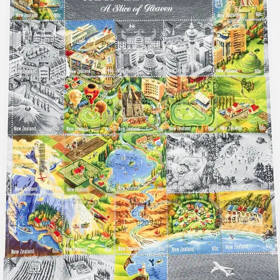 Two NZ Stamps Albums 2000 to 2009 and 2010 to 2016 Single Stamps very incomplete