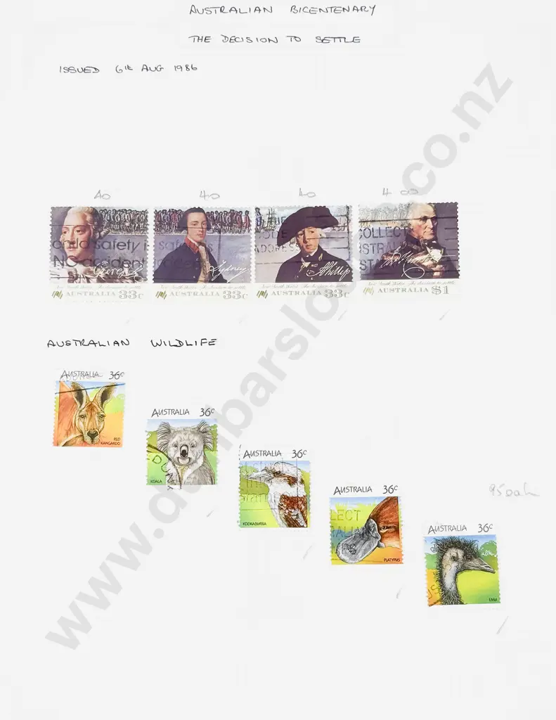 Three Australia Stamp Albums 1975 - 1988 - 2000 up to 2018 Single Stamps Image 1++