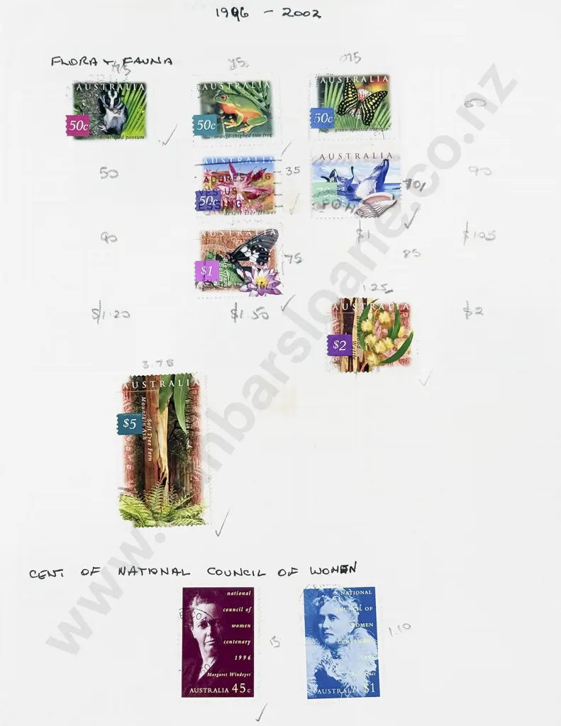Three Australia Stamp Albums 1975 - 1988 - 2000 up to 2018 Single Stamps Image 1++