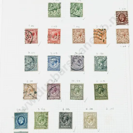Gt Britain Three Stamp Albums 1971 to 2016 Single Stamps