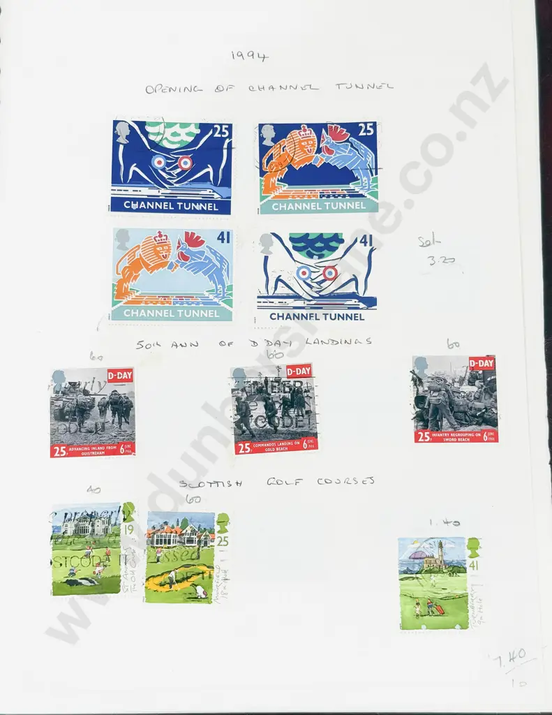 Gt Britain Three Stamp Albums 1971 to 2016 Single Stamps Image 1++