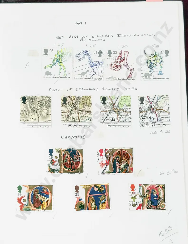 Gt Britain Three Stamp Albums 1971 to 2016 Single Stamps Image 1++