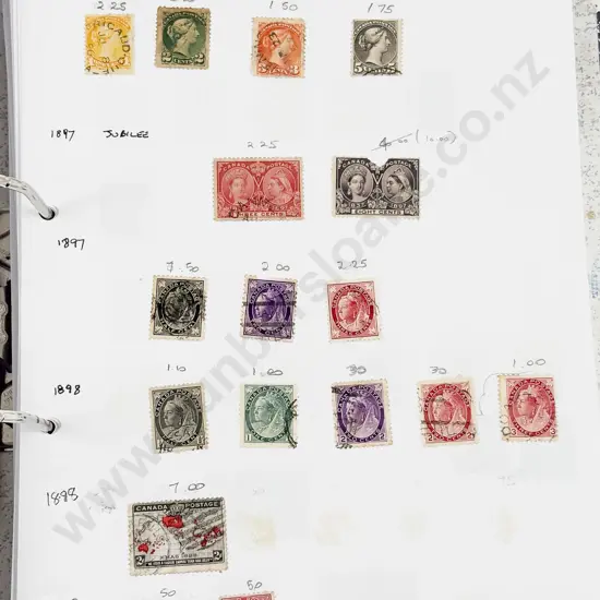 Folder World Stamps Abu Dhabi to Chad Single Stamps