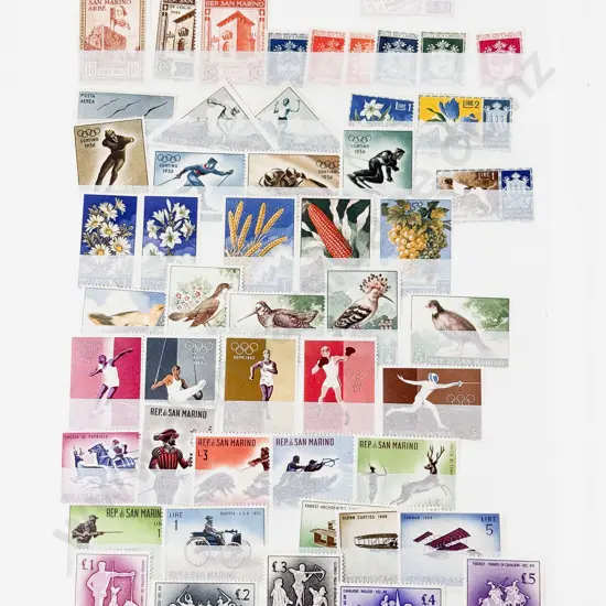 Two Stock Book Albums World Stamps