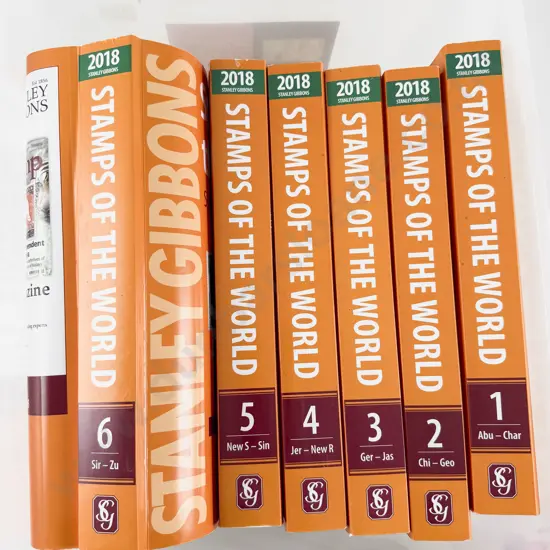Stanley Gibbons Stamps of the World Catalogue 2018 Edition 6 Volumes