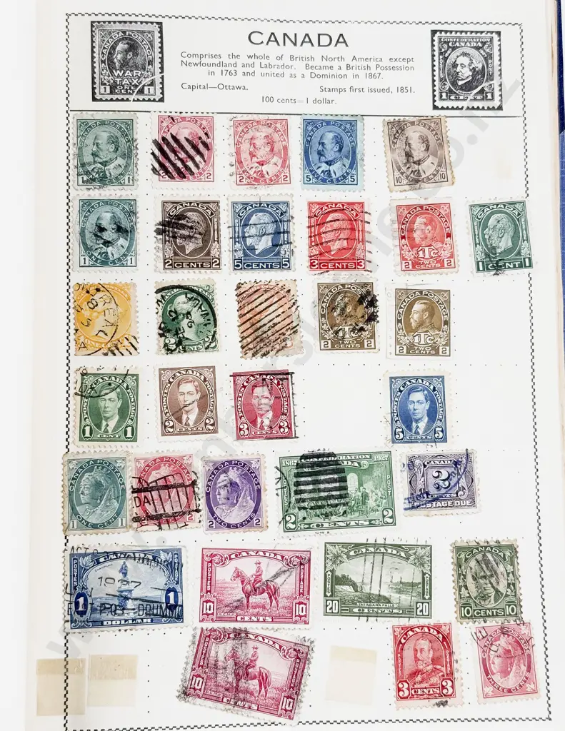 Two Empire Illustrated Stamp Albums of World Stamps with NZ Image 1++