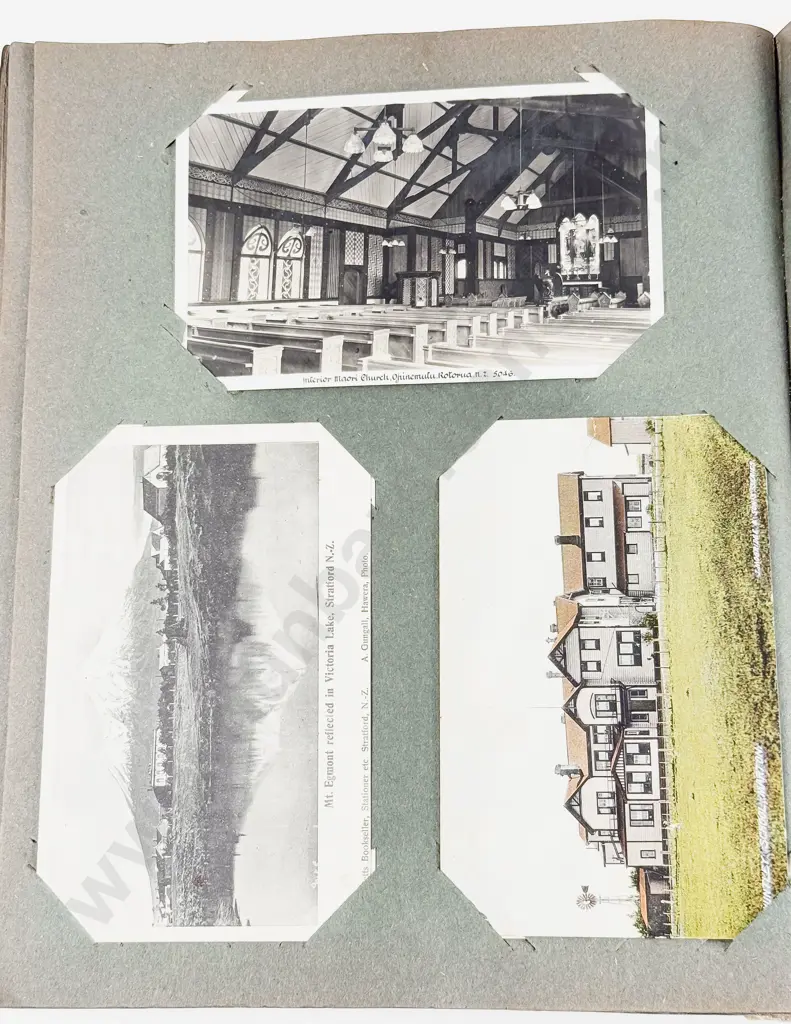 Large Vintage Postcard Album with NZ and World Image 1++