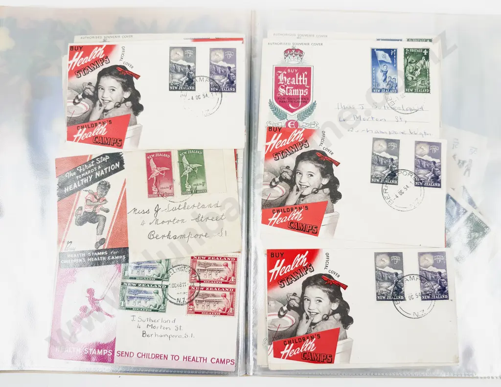 Two Albums NZ Mainly Pre-Decimal FDC's Image 1++