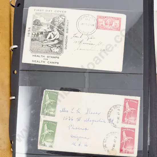 Two Albums NZ Mainly Pre-Decimal FDC's