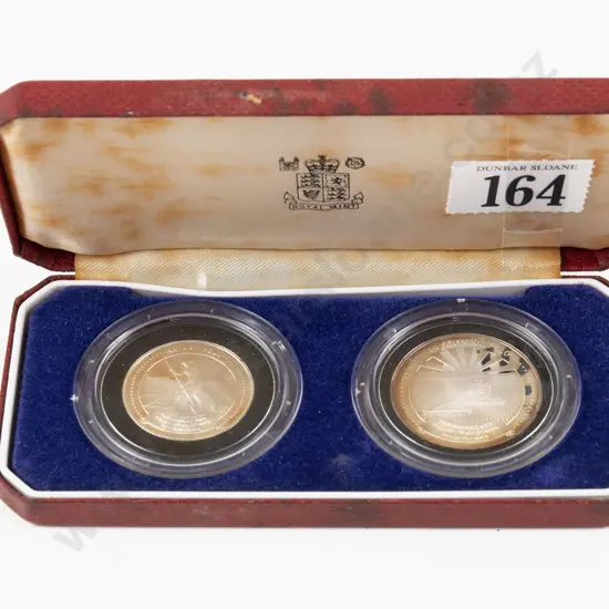 1978 Madagascar Silver Proof 2 Coin Set