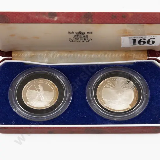 1978 Madagascar Silver Proof 2 Coin Set