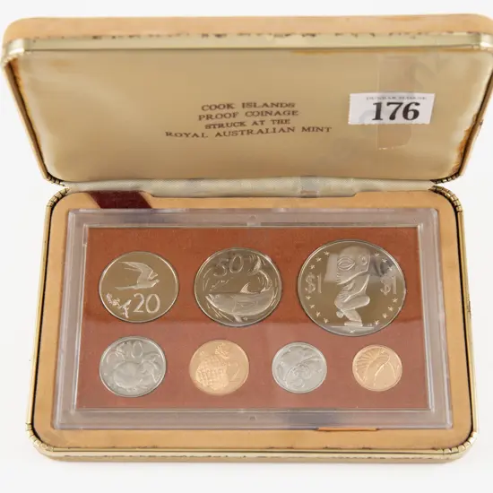 1973 Cook Islands Proof 7 Coin Set