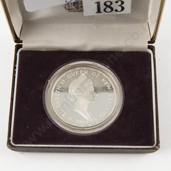 NZ 1981 Royal Visit Silver Proof $1