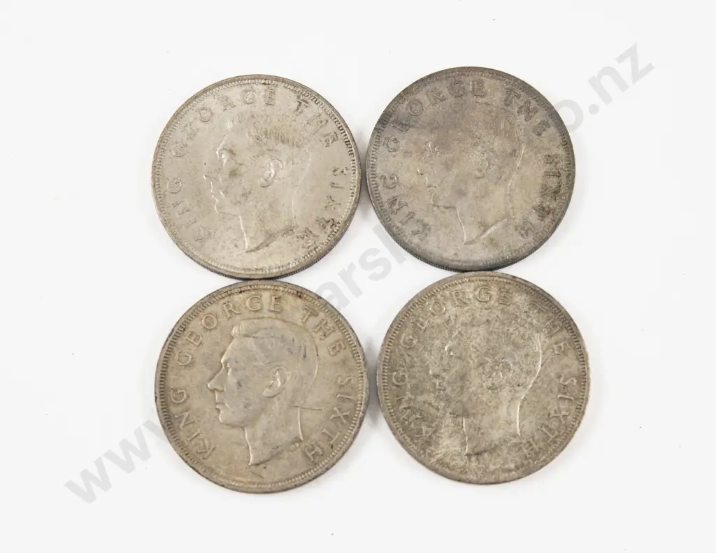 NZ 1949 Crown x4 Image 1++
