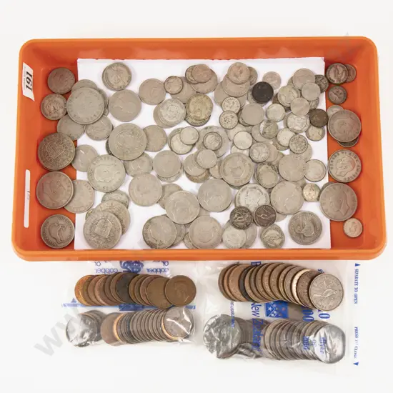 Qty NZ Pre-decimal Coinage some silver content