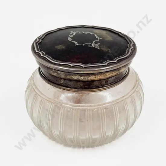 S/S Topped Powder Jar