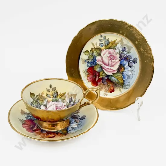 Aynsley Fancy China Trio