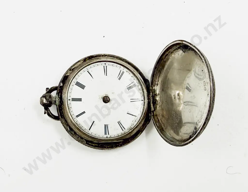 Small S/S Engraved Pocket Watch Image 1++