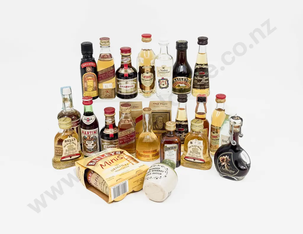 Box Qty of Assorted Alcohol Miniatures Image 1++