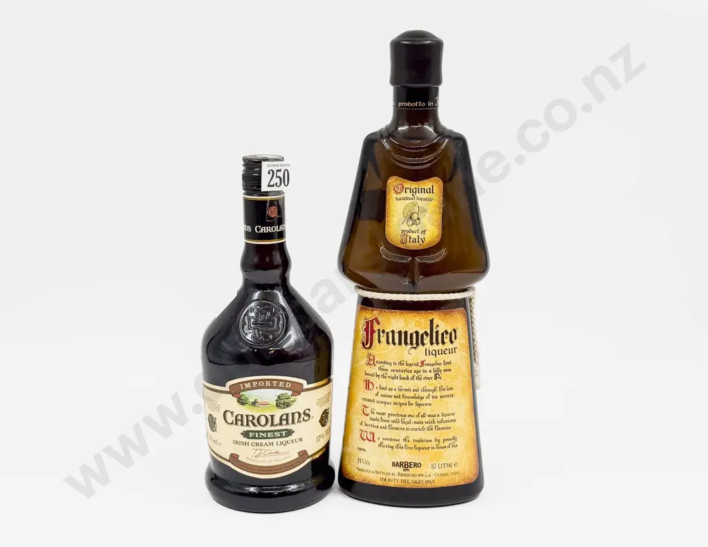 Bottle of Frangelico Together With Irish Cream Liqueur Image 1++