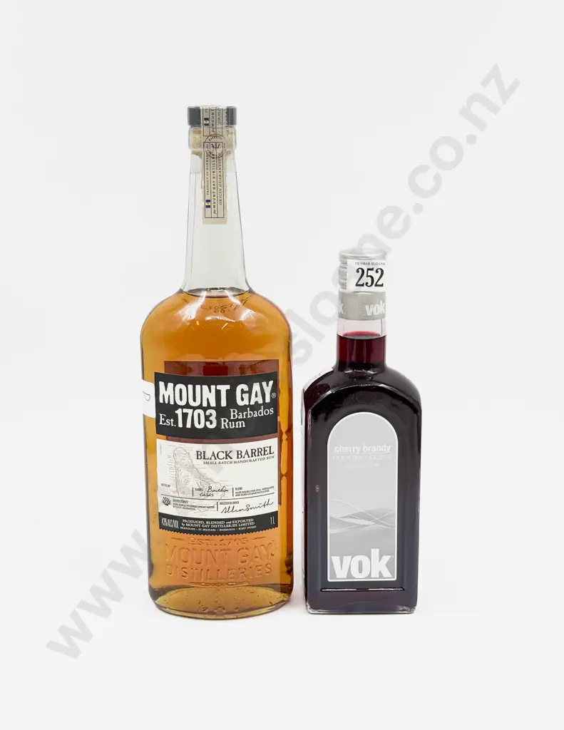 Mount Gay Rum Together With Cherry Brandy Image 1++