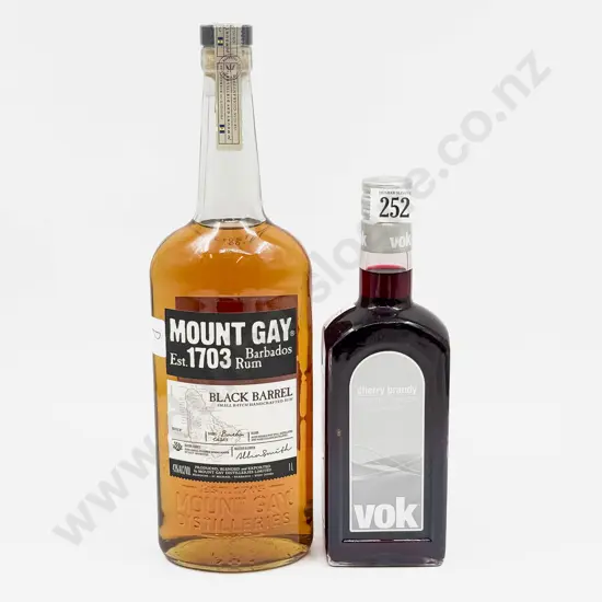 Mount Gay Rum Together With Cherry Brandy