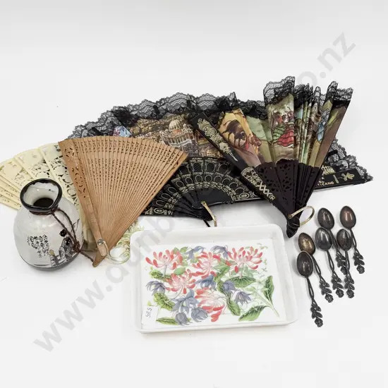 Six S/S Teaspoons Together with Box of Assorted