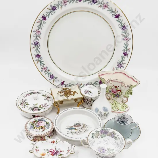 Qty of Assorted Fancy Floral China