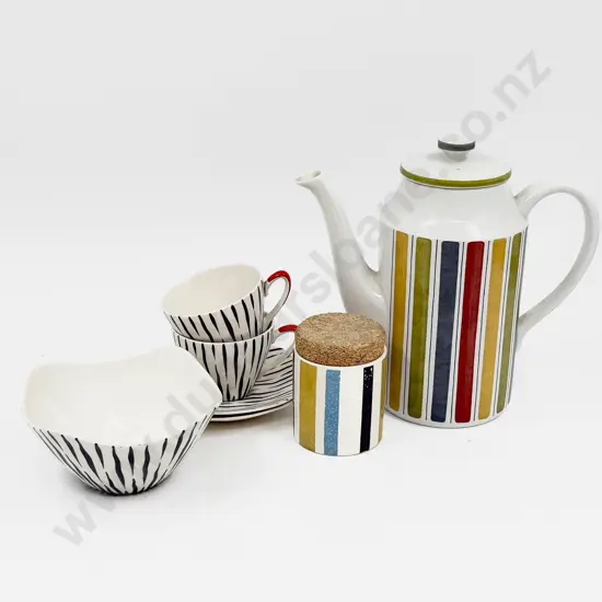 Mid Winter Teapot and Assorted Mid Winter China