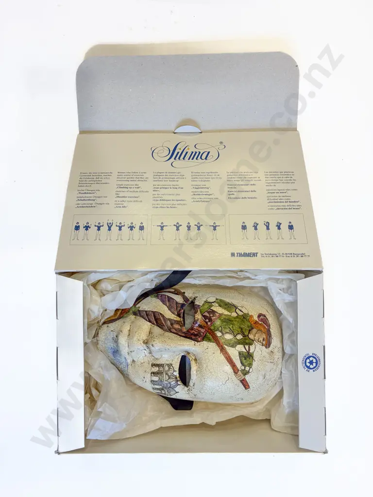 Box Qty of Assorted Decorative Home wares Including Glass Light Shade Image 1++