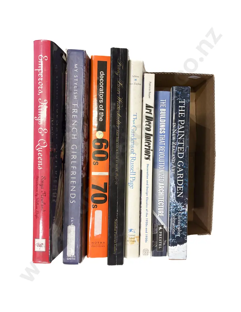 Box Qty of Assorted Home Deco Reference Books Image 1++
