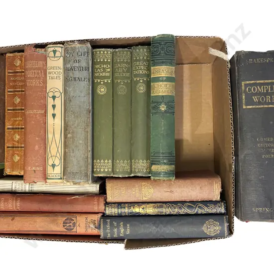 Box Quantity of Assorted Vintage Books