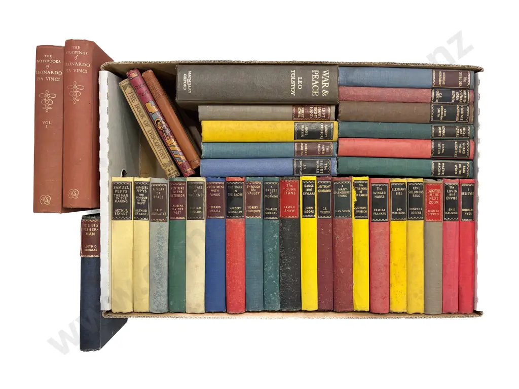 Box Quantity of Assorted Books Image 1++