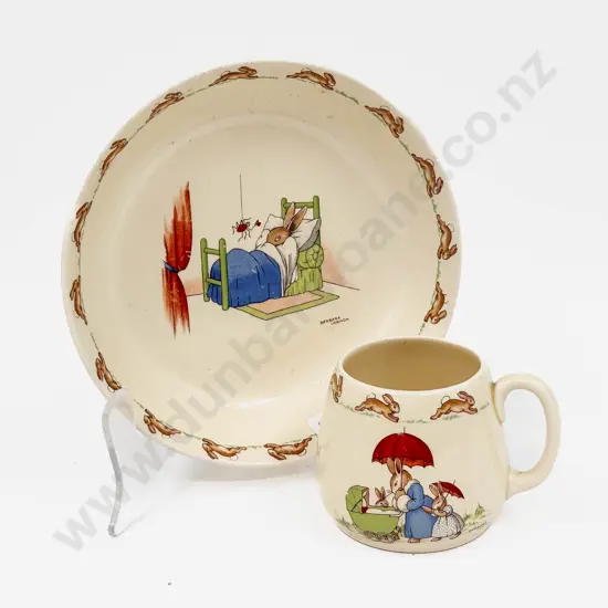 Two Pieces of RD Bunnykins China
