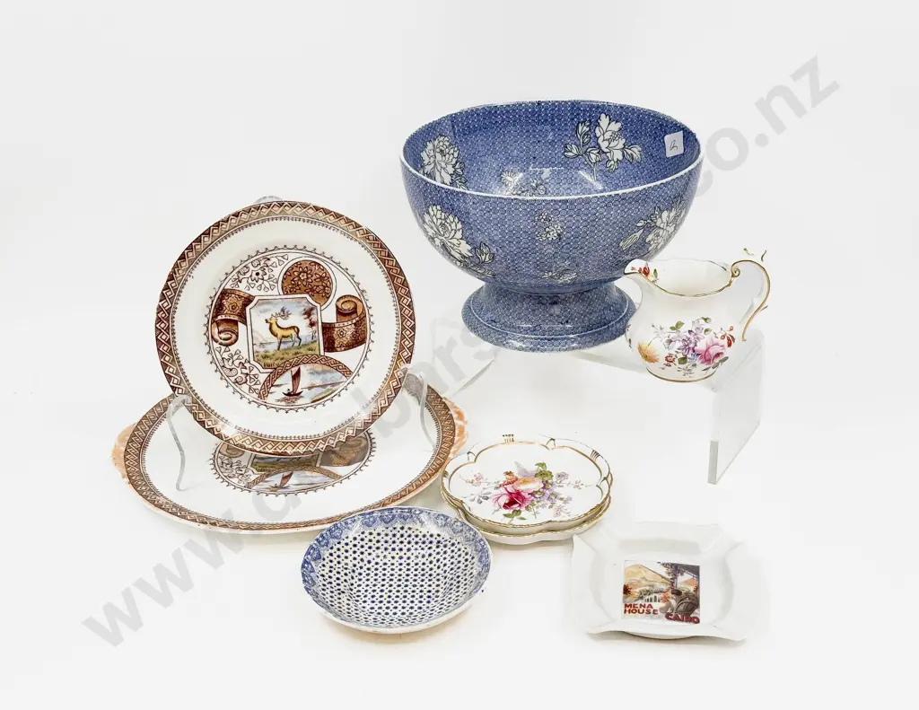 Wedgwood Pedestal Bowl and Assorted China Inc. RCD Image 1++