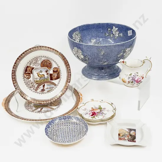 Wedgwood Pedestal Bowl and Assorted China Inc. RCD